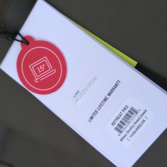 Herschel Supply Co Retreat Pro Military Olive / Ivy / Lime Backpack Nwt ❤️ - Picture 8 of 9